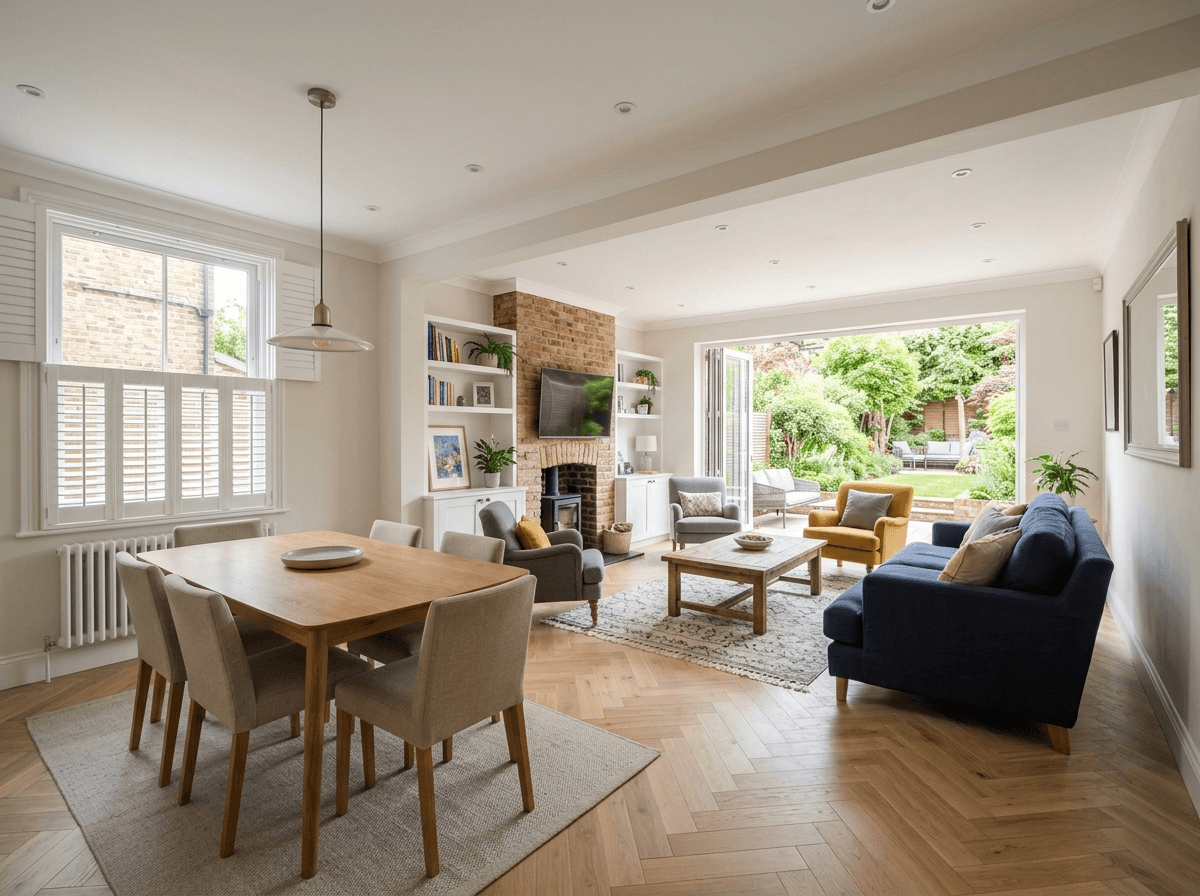 Garage conversion project by D-Core Construction Ltd